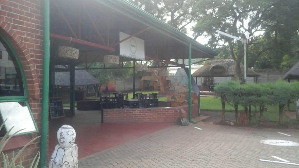 outside